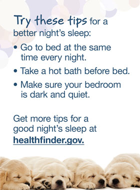 Tips for a better night