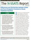 Differences and Similarities between Urban and Rural Outpatient Substance Abuse Treatment Facilities