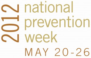 Logo for National Prevention Week May 20-26