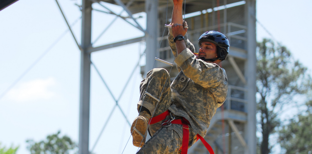 Soldier during Tower Ascent