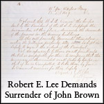Lee Demands Surrender of Brown