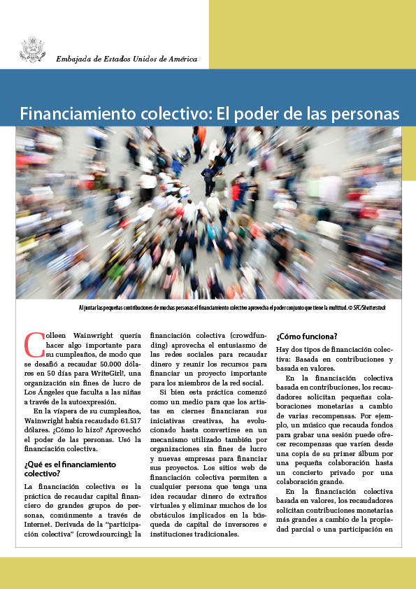 Financiación colectiva: El poder de las personas