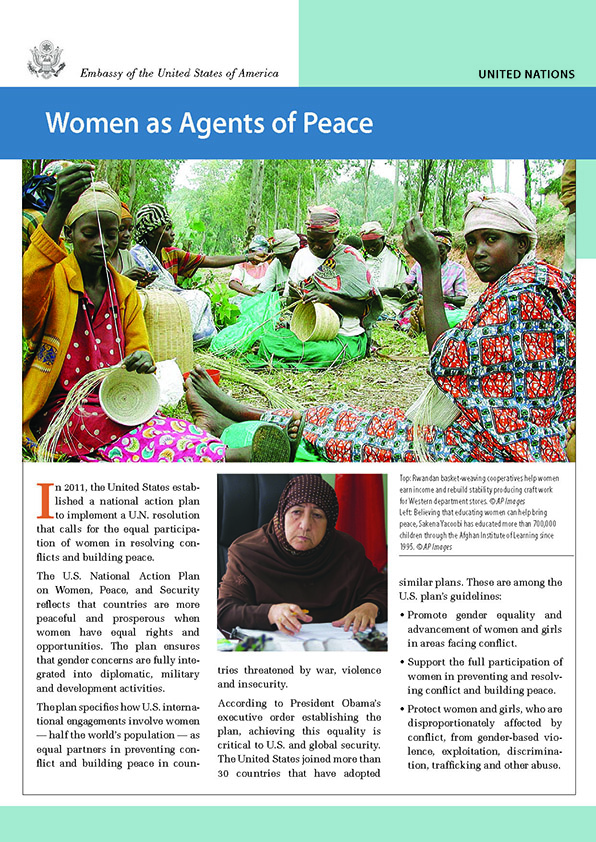 Women as Agents of Peace