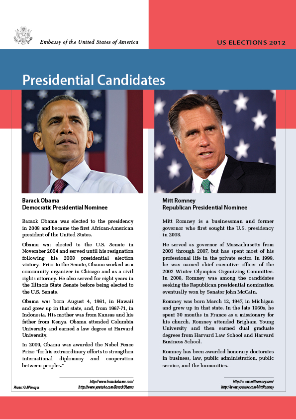 Presidential Candidates and Campaign Biographies