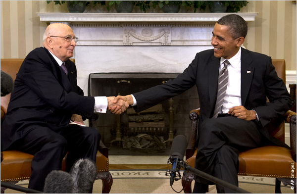 Obama, Napolitano Discuss Proposed U.S.-EU Trade Deal