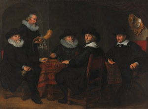 Image: Govert Flinck, The Governors of the Kloveniersdoelen, 1642, oil on canvas, Rijksmuseum, Amsterdam, on loan from the City of Amsterdam