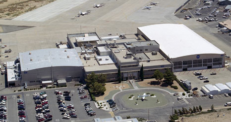 Aerial overview of Dryden Flight Research Center