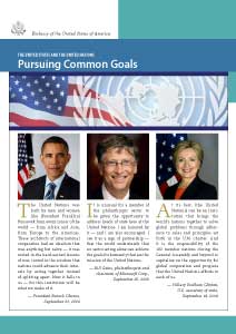 The United States and the United Nations: Pursuing Common Goals