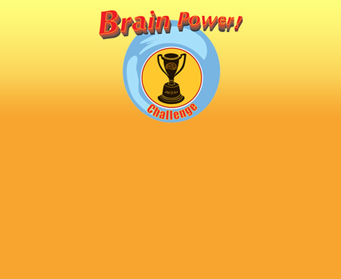 Brain Power Grades 6-9; a graphic of a tropy