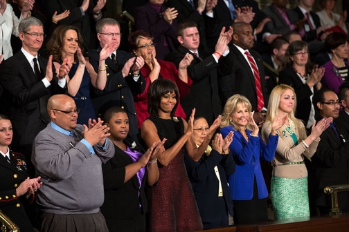First Lady Michelle Obama, Dr. Jill Biden, and Guests 