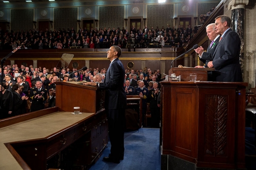 President Obama Acknowledges Applause 