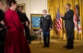 President Obama Applauds Staff Sergeant Clinton Romesha