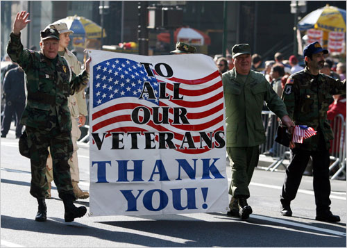 El 11 de noviembre se celebra en EE.UU. el Día de los Veteranos en homenaje a quienes sirvieron en las fuerzas armadas. (© AP Images)