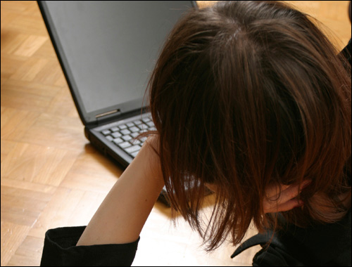 Girl on laptop