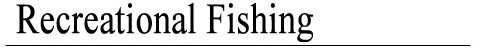 recreational fishing banner