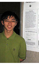 NEI 2009 Summer Intern an Intel Science Talent Search Finalist Yifan Li.