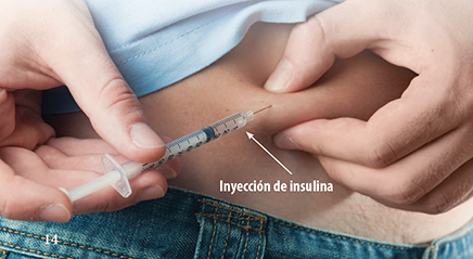 Inyeccion de insulina