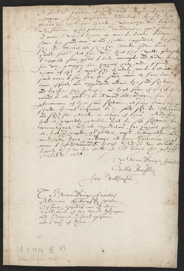 Image 1 of 4, Document signed (contemporary copy).