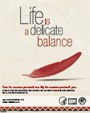 El delicado balance de la vida -