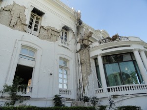 The Presidential Palace was heavily damaged in the January 2010 quake