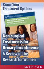 Non-surgical Treatments for Urinary Incontinence: A Review of the Research for Women