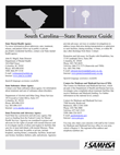South Carolina-State Resource Guide