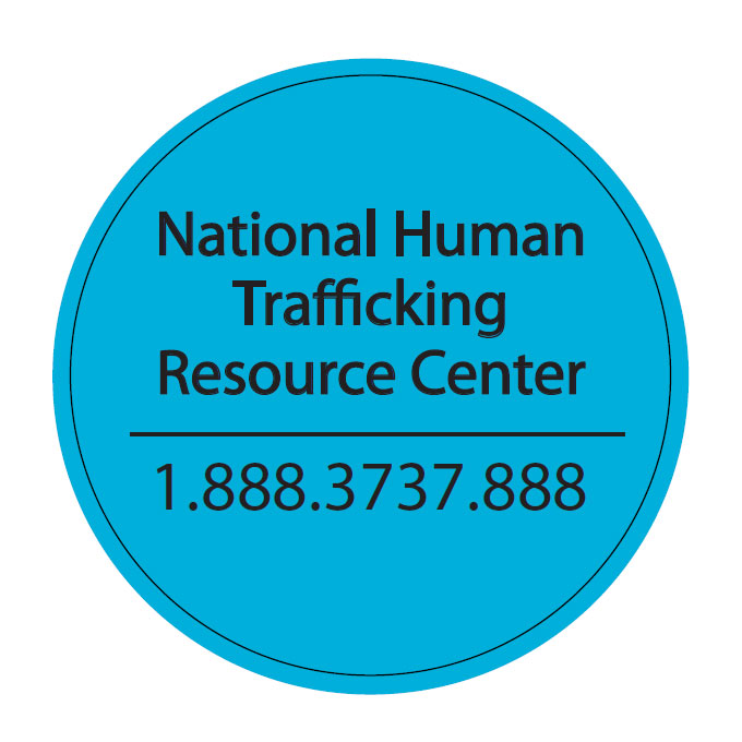 National Human Trafficking Resource Center Sticker