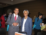 photo of NIA Deputy Director Marie Bernard and Dr. Prasad Padala
