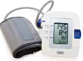image of automatic blood pressure monitor.