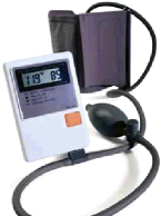 image of semi automatic blood pressure monitor.