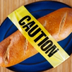 Bread with caution tape