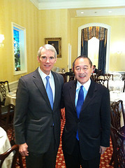 Portman with Japanese Ambassador Ichiro Fujisaki