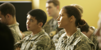 Soldados del U.S. Army en clase