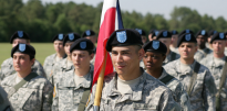 Soldados del ejército americano en formación
