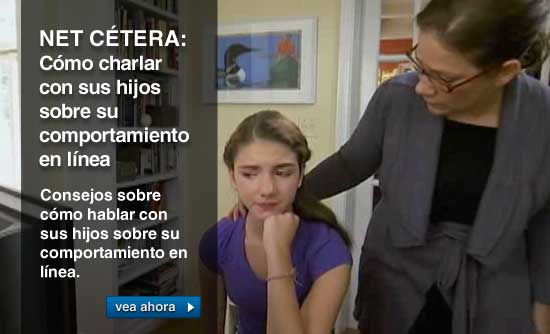 NET CÉTERA: Cómo charlar con sus hijos sobre su comportamiento en línea. Consejos sobre cómo hablar con sus hijos sobre su comportamiento en línea.