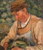Image: Camille Pissarro, The Gardener - Old Peasant with Cabbage, 1883-1895