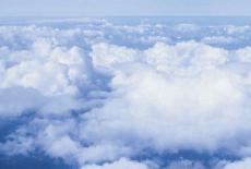 Fotografía aérea de formaciones de nube