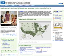CDC Hosts New Health Literacy Website and Blog