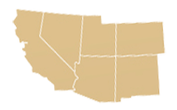 Southwest Region - California, Nevada, Arizona, Utah, Colorado and New Mexico