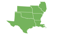 Southern Plains Region - Texas, Oklahoma, Kansas, Missouri, Illinois, Arkansas, and Louisiana