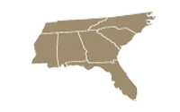 Southeast Region - Tennessee, Mississippi, Alabama, North Carolina, South Carolina, Georgia, and Florida