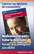 Medicamentos para tratar la depresión: Revisión de la investigación para adultos