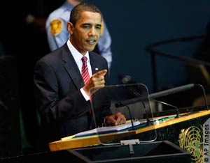 President Obama at the U.N. (AP Images)