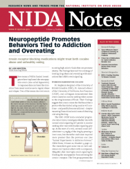 Picture of NIDA Notes Vol. 23 No. 5: Neuropeptide Promotes Behaviors Tied to Addiction and Overeating