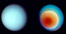 Uranus, true & false color