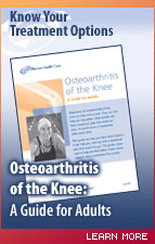 Osteoarthritis of the Knee: A Guide for Adults