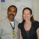 Molly and Dr. Patrice Joseph, Program Specialist at CDC-Haiti.