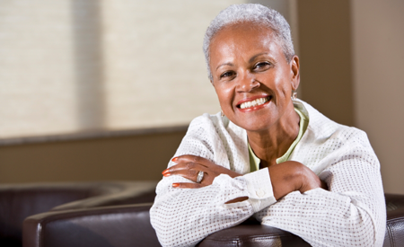 elderly African American woman