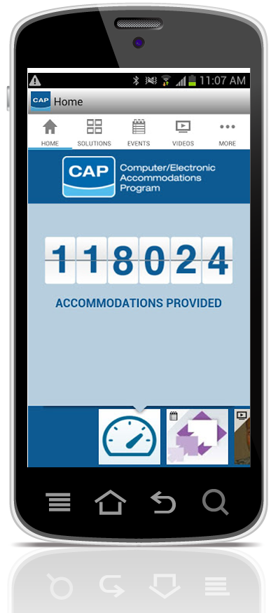 CAP App Screenshot Android