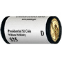 2013 W MCKINLEY PRES $1 25-COIN ROLL-D